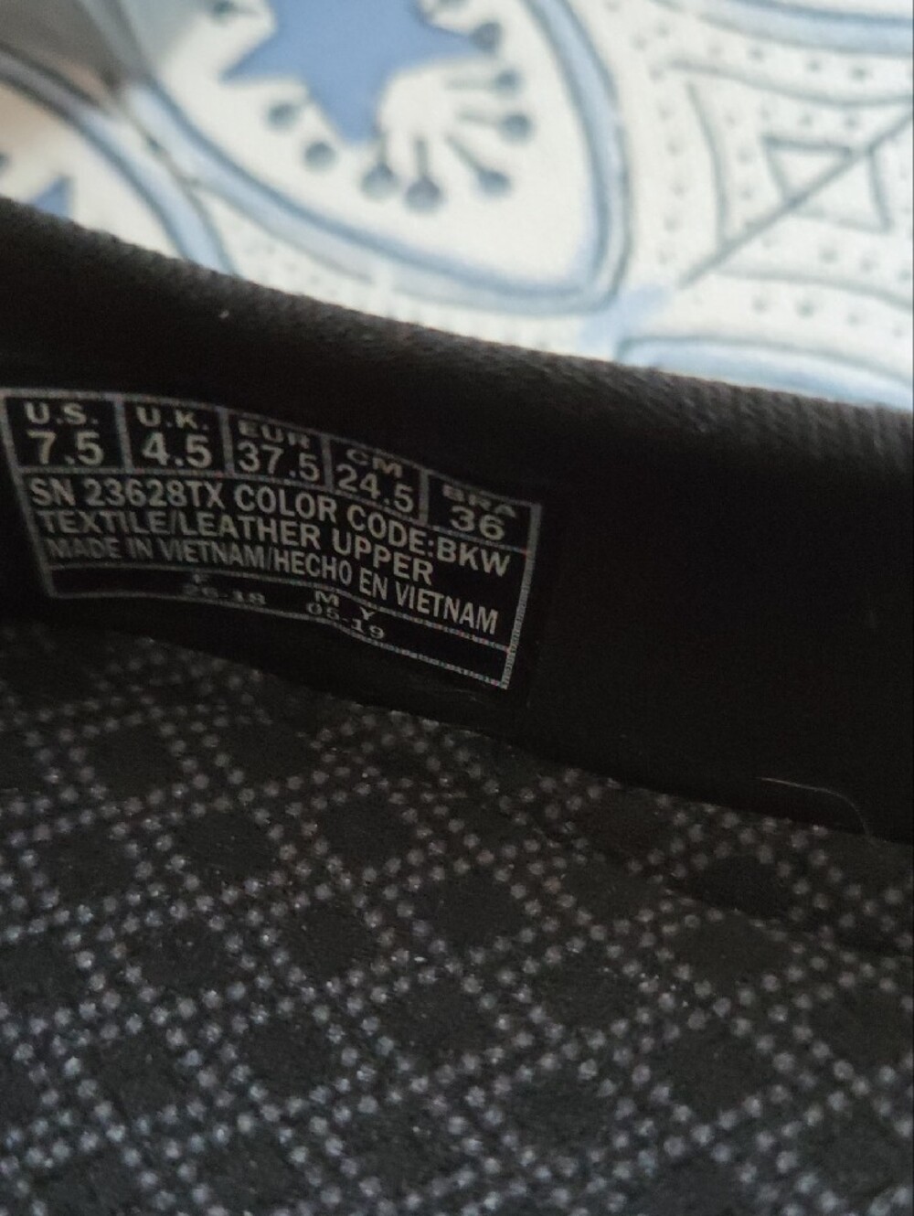 Skechers Slip-On Memory Foam Flats in Black and Gray - Picture 8 of 9